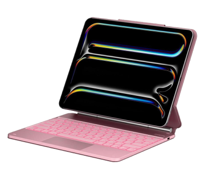 Etui do tableta TYPECASE Etui Edge z klawiaturą do iPad Air 13" 2024/2025 różany